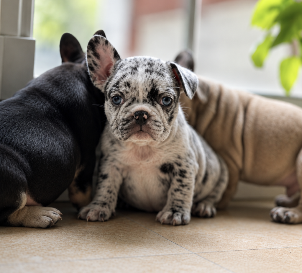 AKC blue merle French Bulldog puppy from BlueCoat French Bulldogs